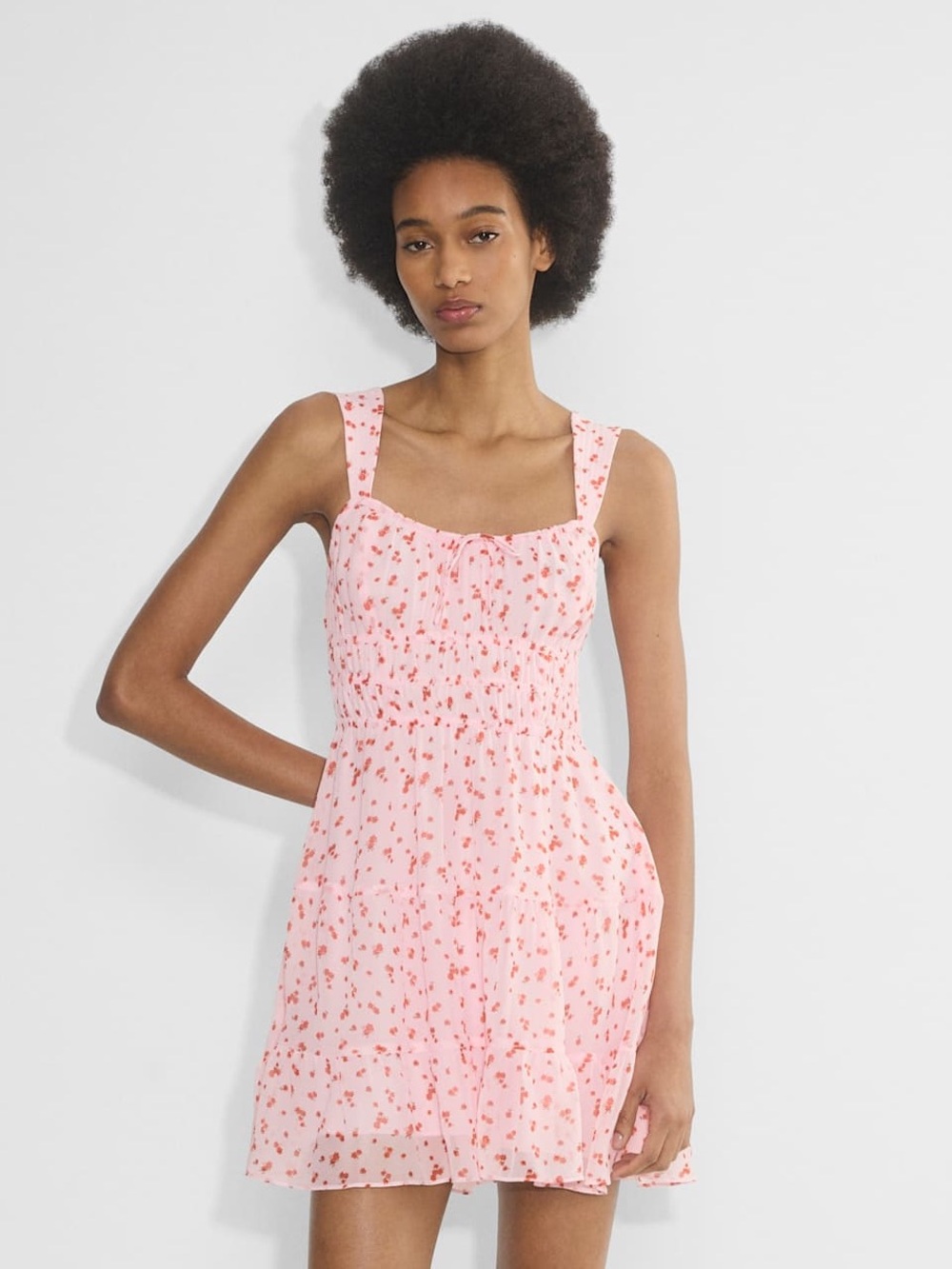 Sunday Best Martine Dress Villa Pink/Poppy Red Mini Dress